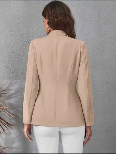 Blazer Slim Feminino Alfaiataria com Botao