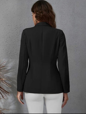 Blazer Slim Feminino Alfaiataria com Botao