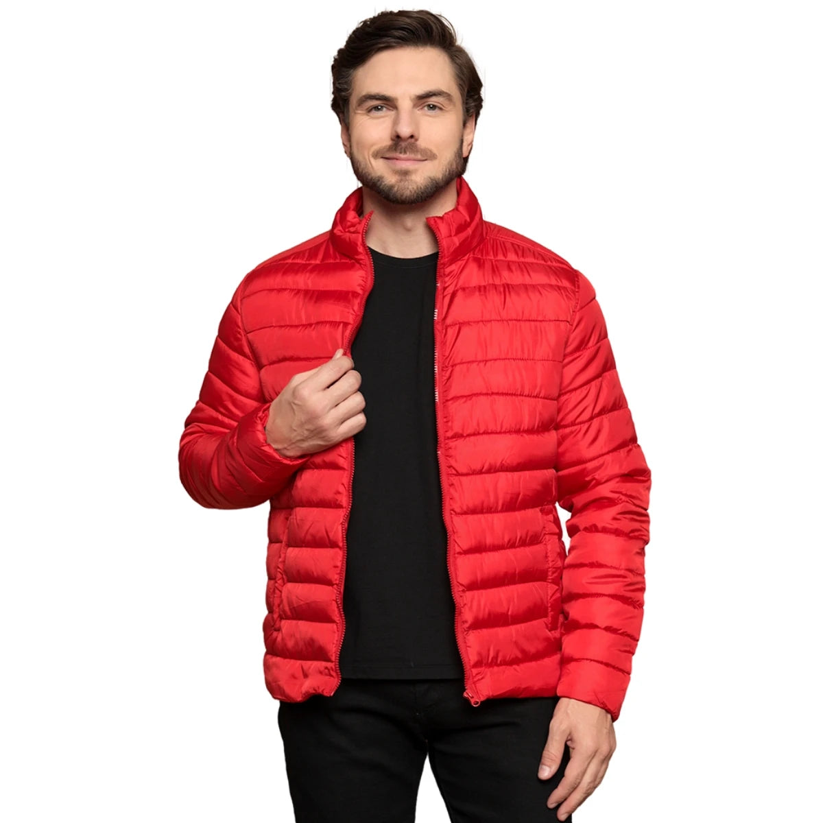 Jaqueta Masculina Puffer com bolso