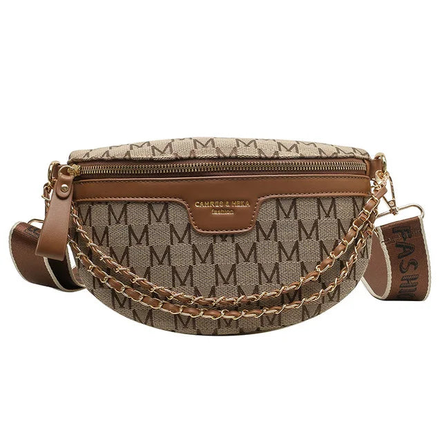 Pochetes de cintura crossbody com corrente variado