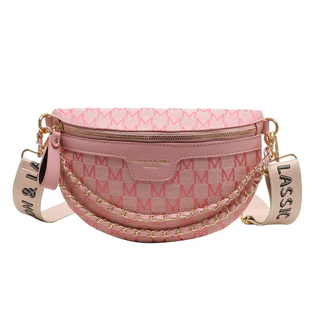 Pochetes de cintura crossbody com corrente variado