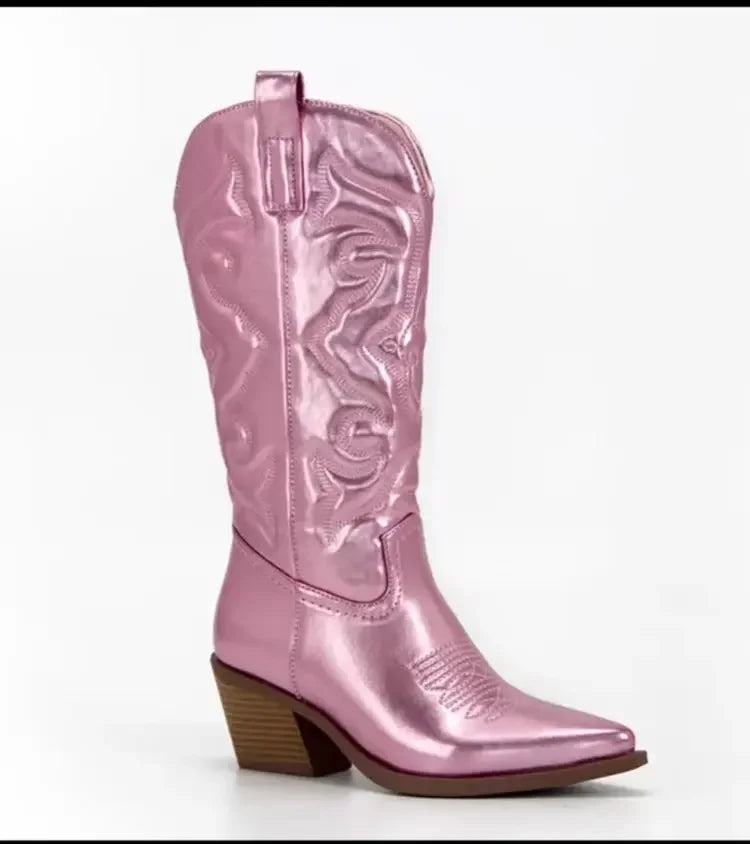 Bota de Couro Feminina Texas