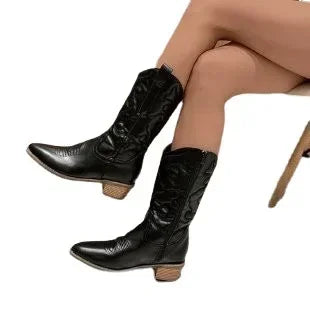 Bota de Couro Feminina Texas