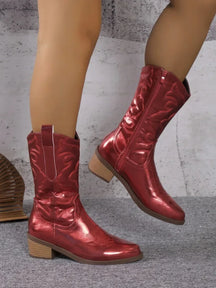 Bota de Couro Feminina Texas