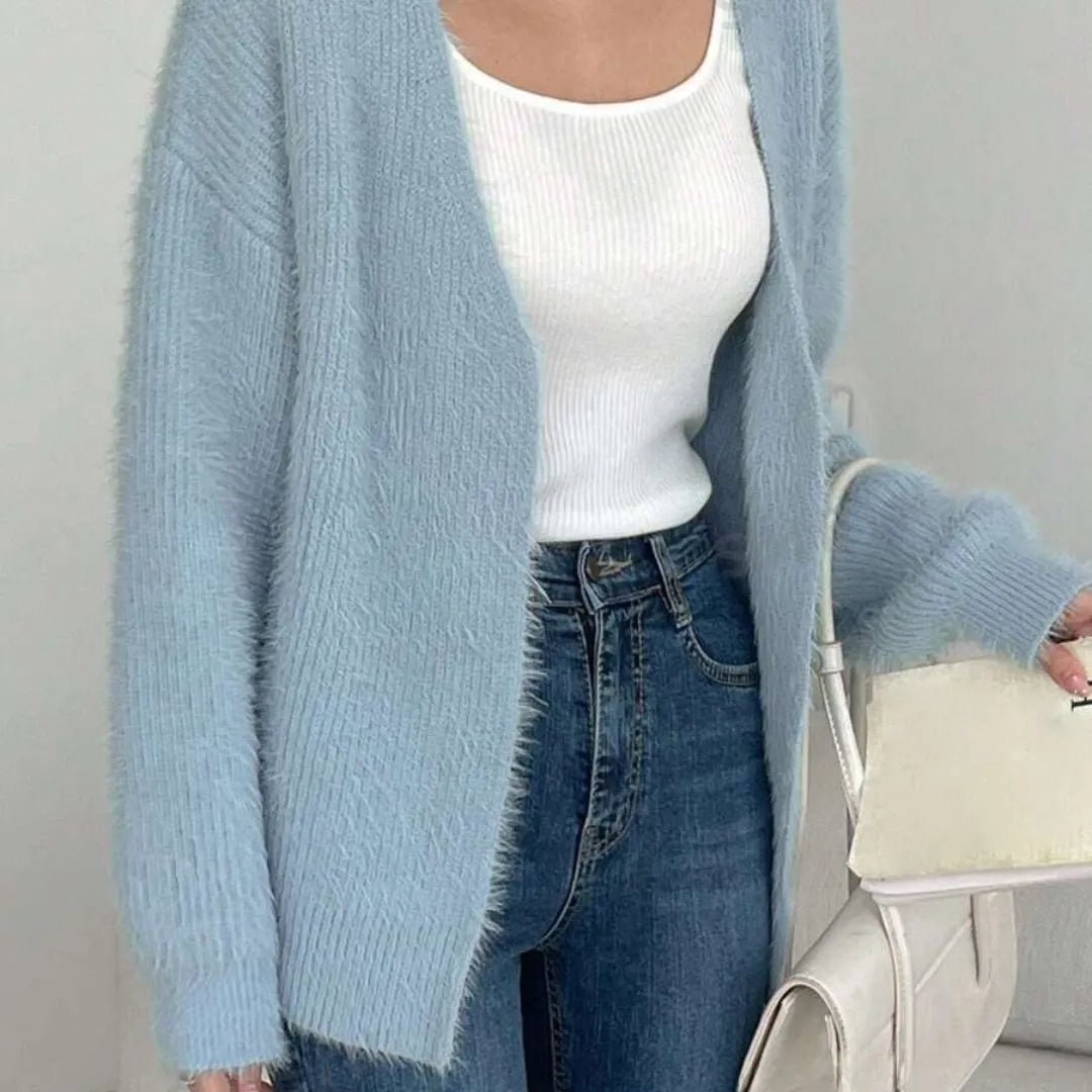 Casaco Cardigan de Lã feminino Mile