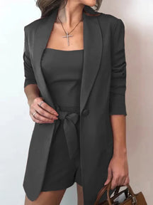 Blazer Casual Feminino Conjunto duas peças