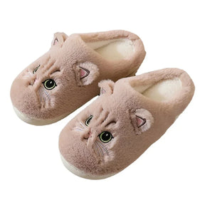 Pantufas Fofas de Gato Unissex