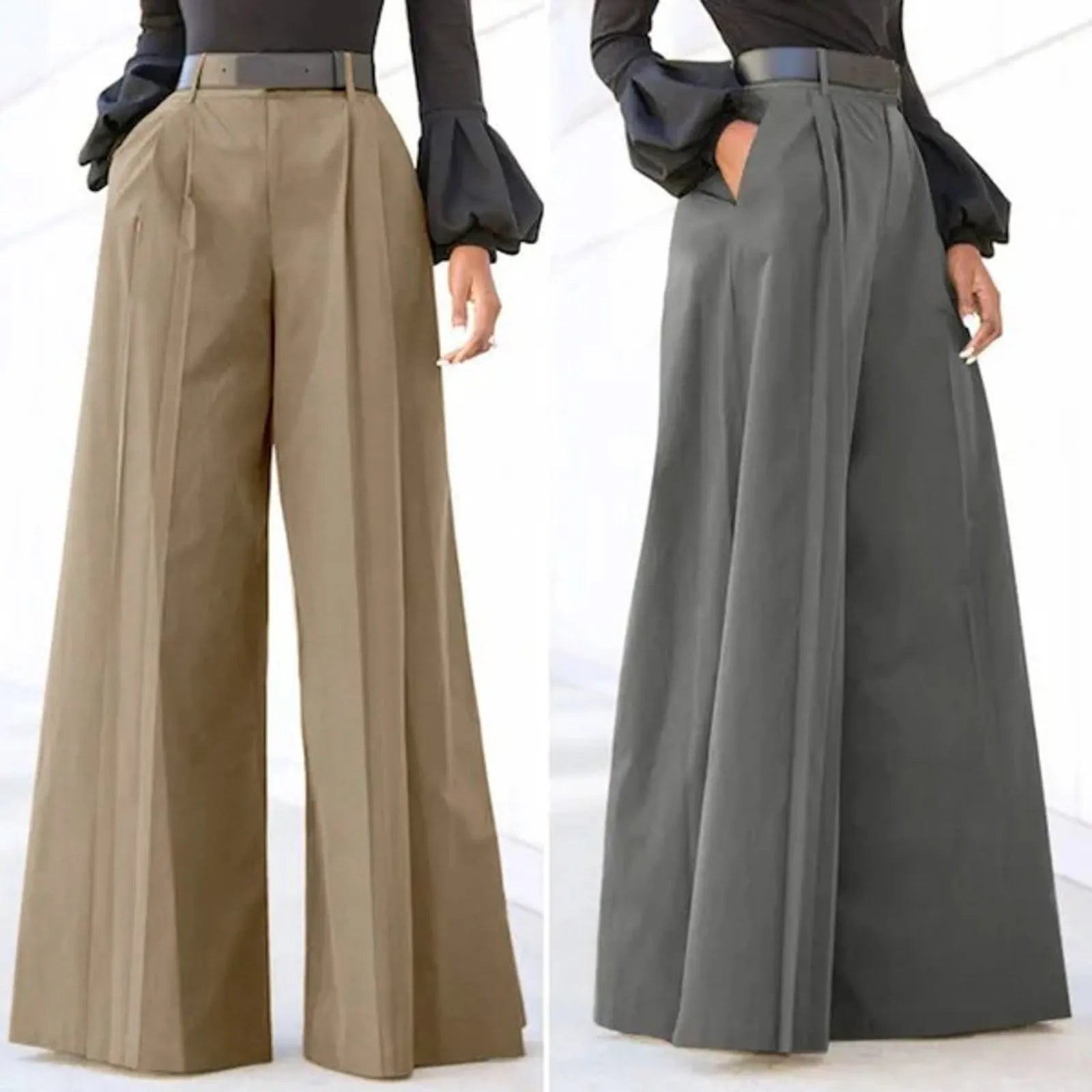 Calça Feminina de Alfaiataria Cropped em Algodão e Linho