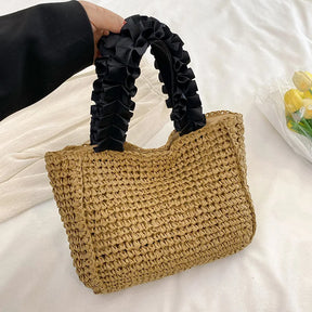 Bolsa Hobo de Palha Artesanal Lorena