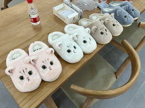 Pantufas Fofas de Gato Unissex