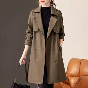 Casaco Britanico Trench Coat feminino